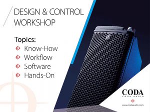 Coda CODA Audio – Design & Control Workshop Hürth (in German language)